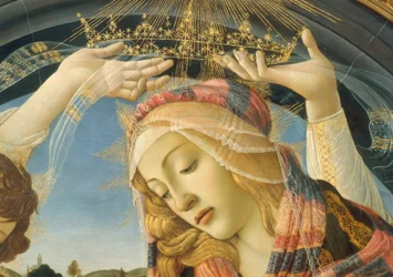 Mary with Child and Five Angels